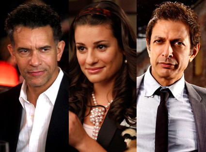 Lea Michele, Jeff Goldblum, Brian Stokes Mitchell Lea Michele, Jeff Goldblum, Brian Stokes Mitchell